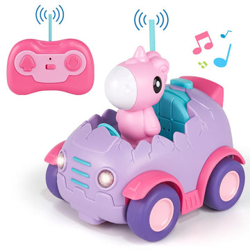 Nueplay Remote Control Car for Toddler Age 2 3 4 5, Electric RC Car Toys with Light & Music, Toddler Toys, Race Car Vehicles, Ho