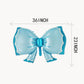 Bieufbji 2 Pieces Bow Balloon Bowtie Foil Balloon Bowtie Blue Balloon Jumbo Bow Foil Balloon For Baby Shower, Wedding, Kids Them