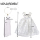 Mlcnles 18 Inch Doll Clothes Doll Wedding Dress Accessories Outfits For 18 Inch Doll Clothes - White Bride Dolls Gown Set With Long Lace Veil And Necklace For Girl Birthday Xmas Gift