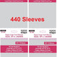 Sleeve Kings ''Super Large'' Card Sleeves 89 X 146 Mm (4X110 Pack, 440 Sleeves)
