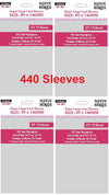 Sleeve Kings ''Super Large'' Card Sleeves 89 X 146 Mm (4X110 Pack, 440 Sleeves)