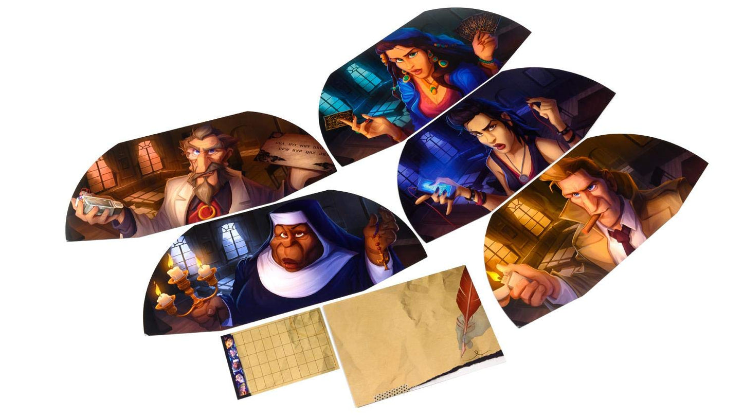 Lucky Duck Games Paranormal Detectives Party Game | Murder Mystery Board Game for 2-6 Players | Ages 12+ | Cardboard | Avg. Playtime 30-150 Min