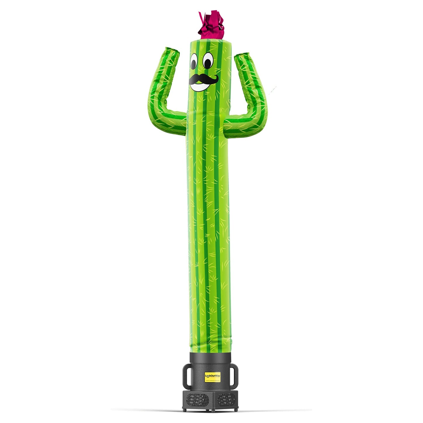 LookOurWay Air Dancers Inflatable Tube Man Set - 7ft Tall Wacky Waving Inflatable Dancing Tube Guy with Weather Resistant Blower - Character Themed - Cactus