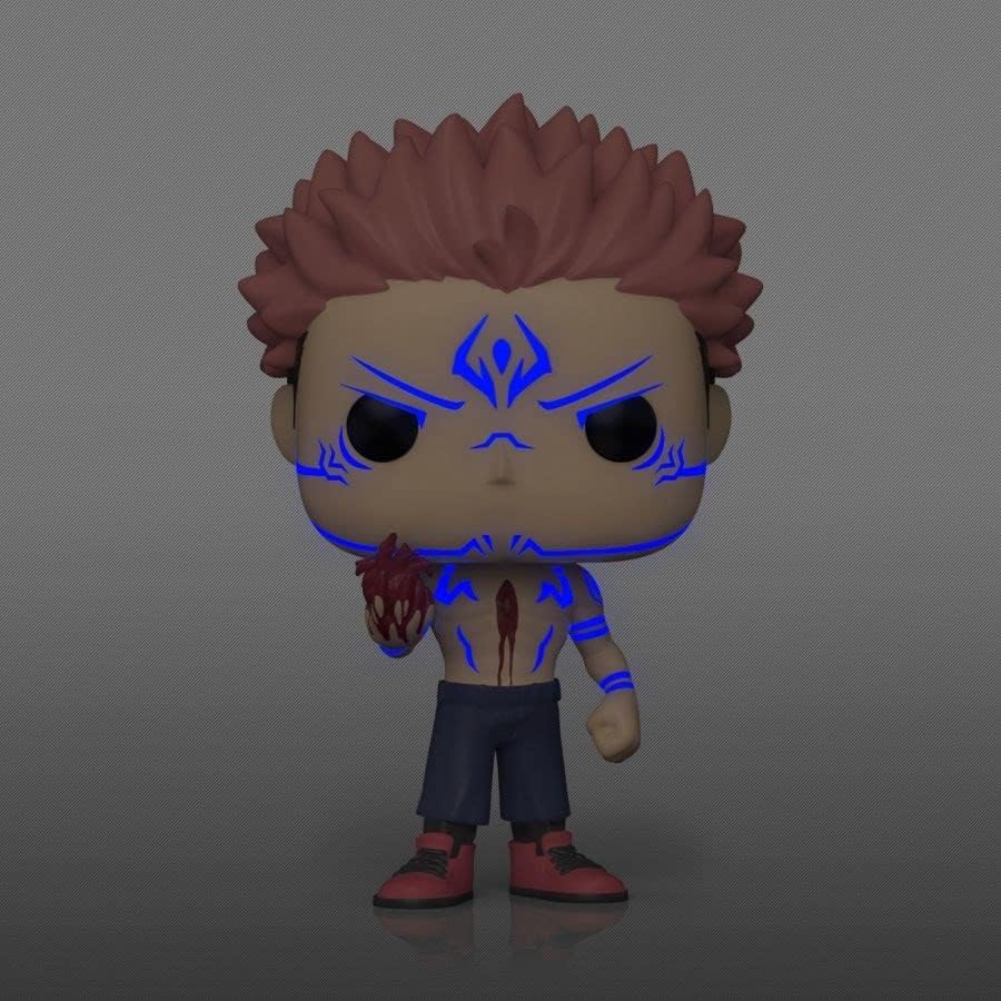 Funko Jujutsu Kaisen POP Vinyl Figurine Sukuna w/Heart 9 cm - Multicolor, Model 62648, Collectible Animation Toy