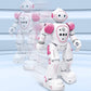 WEECOC RC Robot Toys Gesture Sensing Smart Robot Toy for Kids Can Singing Dancing Speaking Christmas Birthday (pink)
