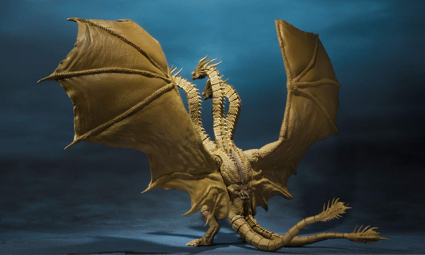 Tamashii Nations Bandai S.H. Monsterarts King Ghidorah 2019 'Godzilla: King Of The Monsters Action Figure