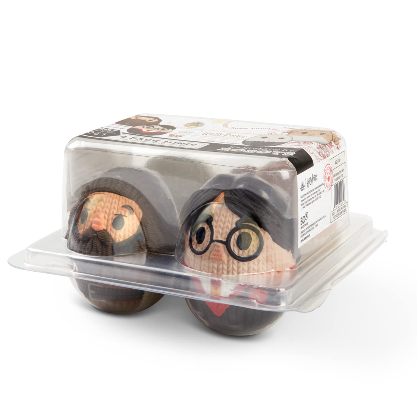 Handmade By Robots Harry Potter Mini Size 4-Pack Vinyl Figures, Multicolor (1526524-00)