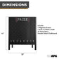 Ilyapa Board - Large Portable Prize Drop Game For Events And Trade Show - 27.5 X 41 Inch Double Sided - Wooden A-Frame Chalkboar