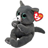 Ty Beanie Babies Binx Blue Russian Cat Plush - 6" Regular Size, Polyester, Model 41501