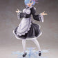 Taito Re:Zero Winter Maid Rem - Colorful Anime Pvc Doll - Artist Masterpiece, 8' Tall