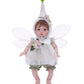 Cloveray Baby Doll, 18 Inch Reborn Baby Dolls - Realistic Lifelike Green Fairy Newborn Girl Doll, Real Life Baby Dolls with Acce