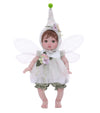 Cloveray Baby Doll, 18 Inch Reborn Baby Dolls - Realistic Lifelike Green Fairy Newborn Girl Doll, Real Life Baby Dolls with Acce