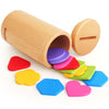 Richtim Montessori Toys for 1-3 Year Old: Color Sorting Wooden Drawer Box Toy for Toddlers, Object Permanence and Fine Motor Sen
