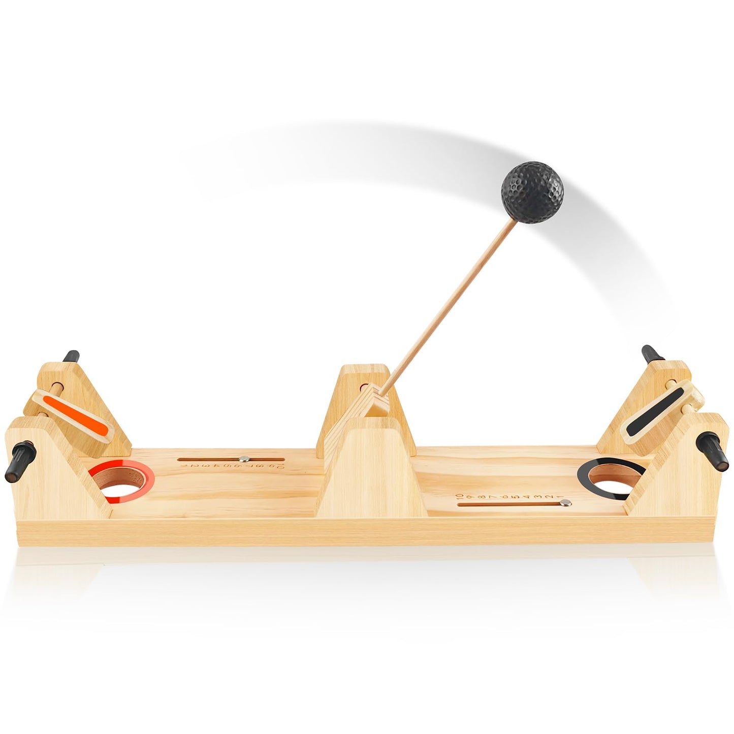 Juwano Volleyshot, Suitable For All Ages Volleyshot Tabletop Game, Entertaining Wooden 2-Player Tabletop Skill Game For Parties