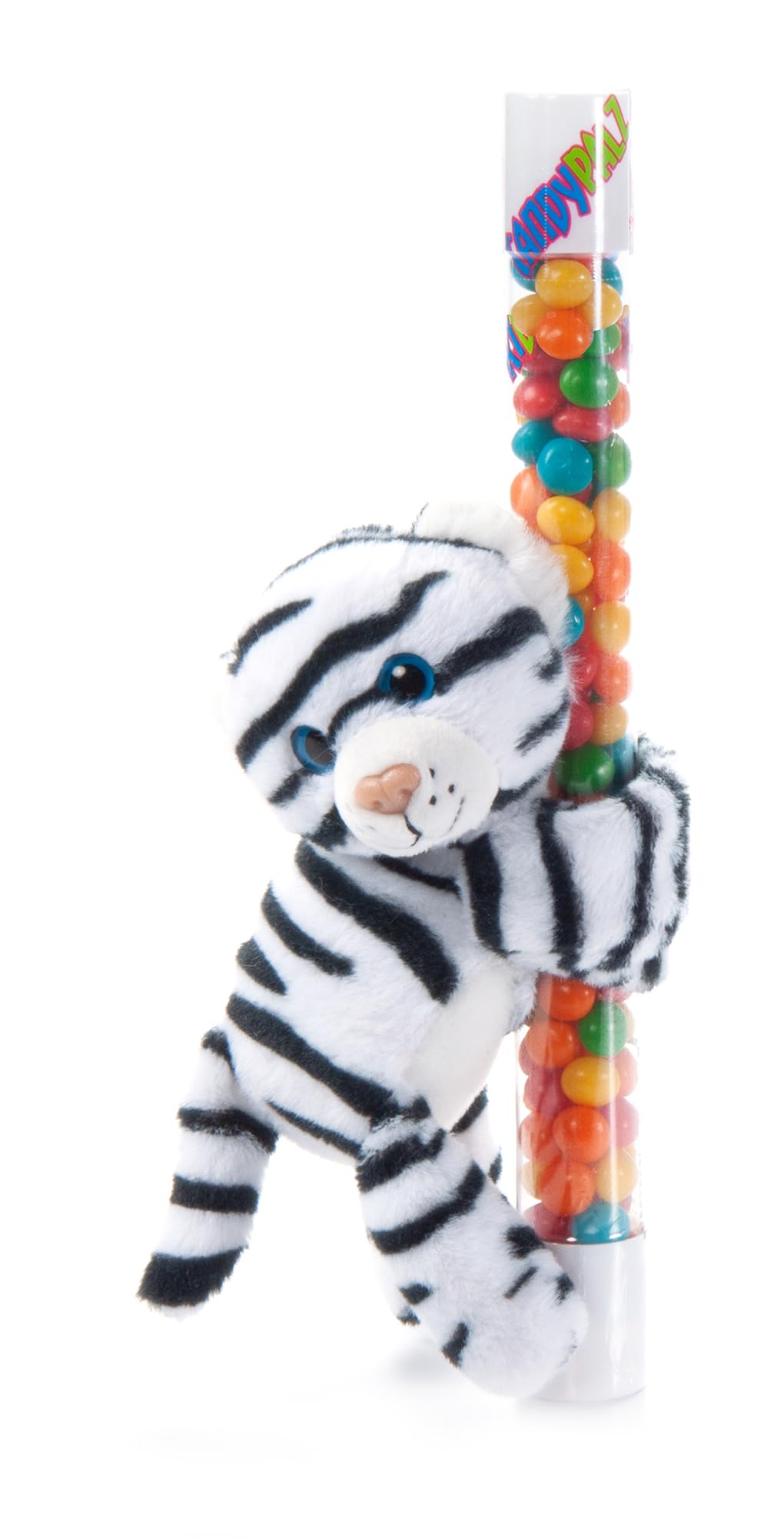 The Petting Zoo White Tiger Stuffed Animal Plushie Slap Bracelet, Gifts For Kids, Candypalz, Zoologee White Tiger Plush Toy