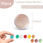 Mcpinky 36Pcs Marbles Glow In The Dark, Handmade Glass Marbles 0.6Inch/16Mm Luminous Glass Marbles For Boys And Girls