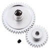 HobbyPark Metal Diff Differential Main Gear 42T & Motor Pinion Gear 27T Set for WLtoys A959-B A969-B A979-B K929-B 1/18 Scale RC