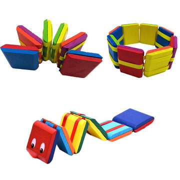 Amor Present 2Pcs Jacob'S Ladder, Wooden Jacobs Ladder Toys Jacobs Ladder Fidget Toy Classic Toy For Kids