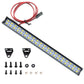 Treehobby Double Row 40 LED spotlights Metal Remote Control Roof Light Bar Compatible with Traxxas Slash Rustler TRX4 Axial SCX1