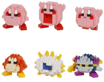 Nanoblock - Kirby (Box Of 6) [Kirby], Nanoblock Mininano Series Building Kit