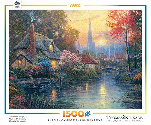 Ceaco - Thomas Kinkade - Nanette'S Cottage Puzzle - 1500 Piece Jigsaw Puzzle
