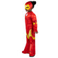 Marvel Iron Man Official Toddler Deluxe Halloween Costume - enhanced Quality Jumpsuit and Fabric Headpiece (3T-4T)
