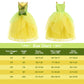 Rosadage Princess Costume For Girls Dress Up Role Play Halloween Cosplay Outfits With Accessories (Green, 140 (7-8T))