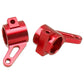 Vgoohobby Aluminum Front Steering Knuckles Carrier Blocks Steering Cup Compatible With 1/10 Traxxas Slash 2Wd Rustler Stampede B