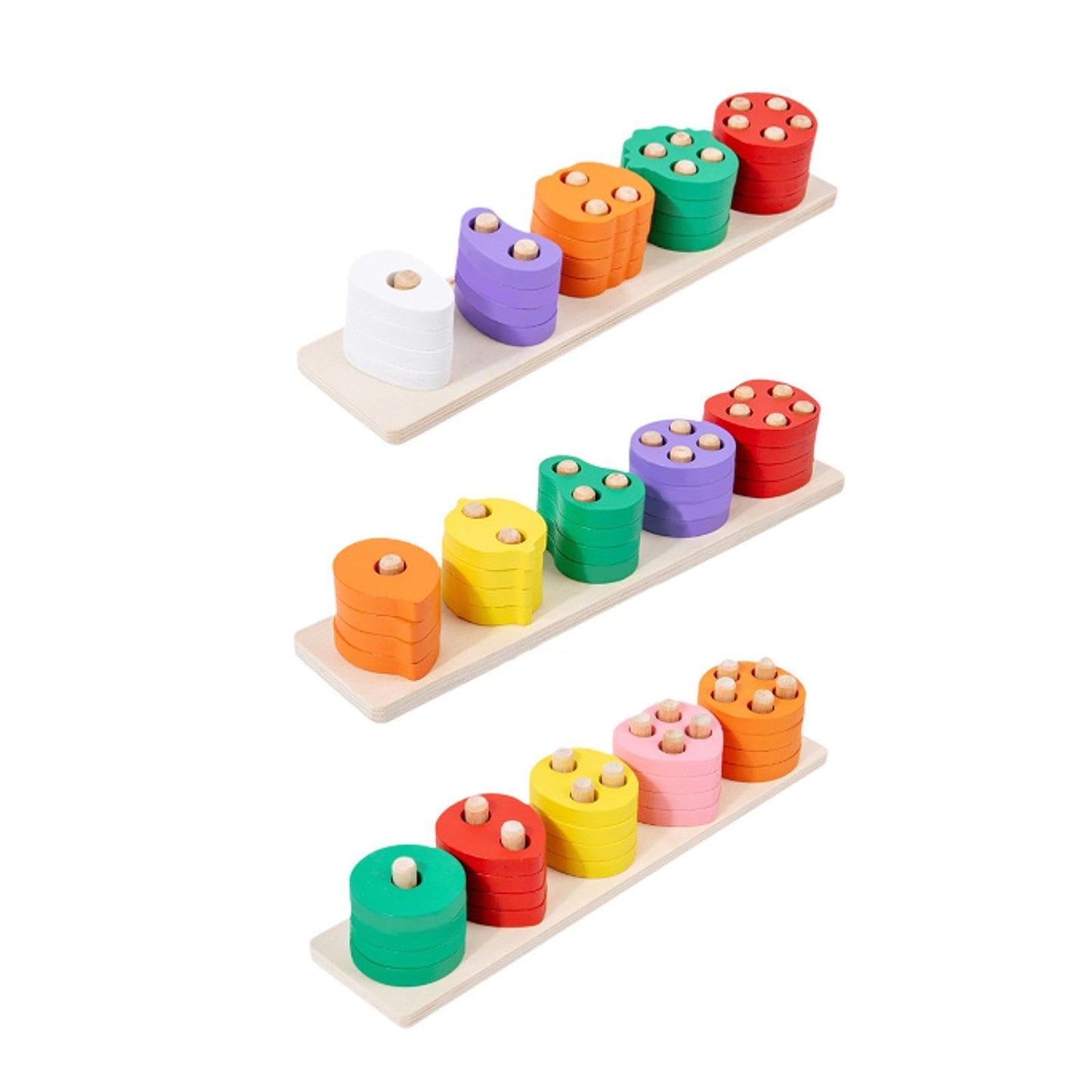 Bnf Wooden Shape Sorter Wood Sorting Stacking Toy For Baby Boys Girls 12+ Months Vegetable Baby | Toys For Baby | Developmental 
