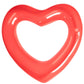 Kid Heart Pool Float Kid Pool Floats  Water Fun Beach Party Toys for Kids Birthday Scene Layout Props. (18 in  Transparent red