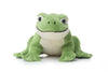 TAMMYFLYFLY Green Frog Plush Toy - Cute Lifelike Stuffed Animal Doll, 15cm, Cotton, Small