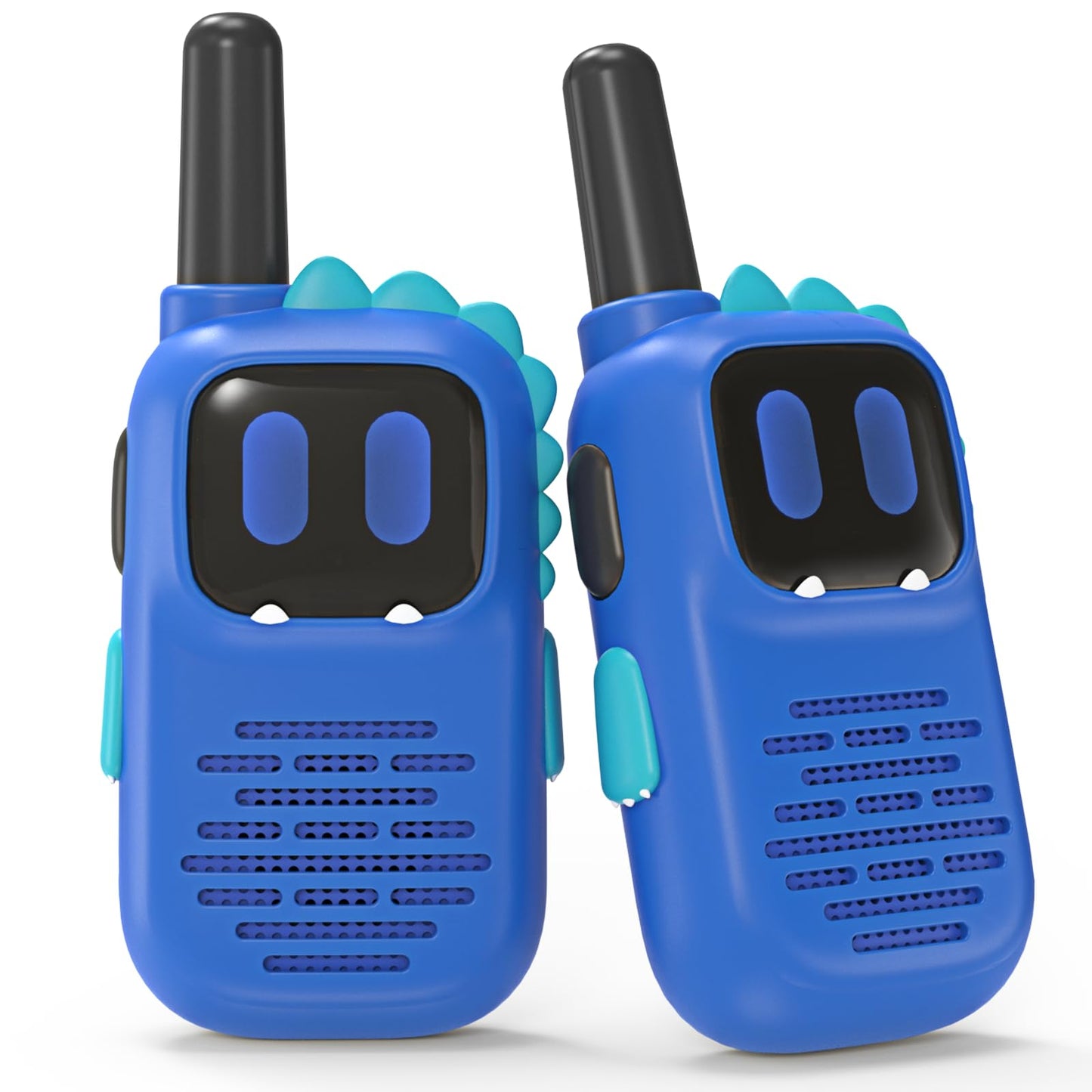 Holiky Walkie Talkies For Kids With Dinosaurs Silicone Sleeve, Toys For 3-7 Year Old Boys Girls, Kids Walkie Talkies 1000Ft Rang