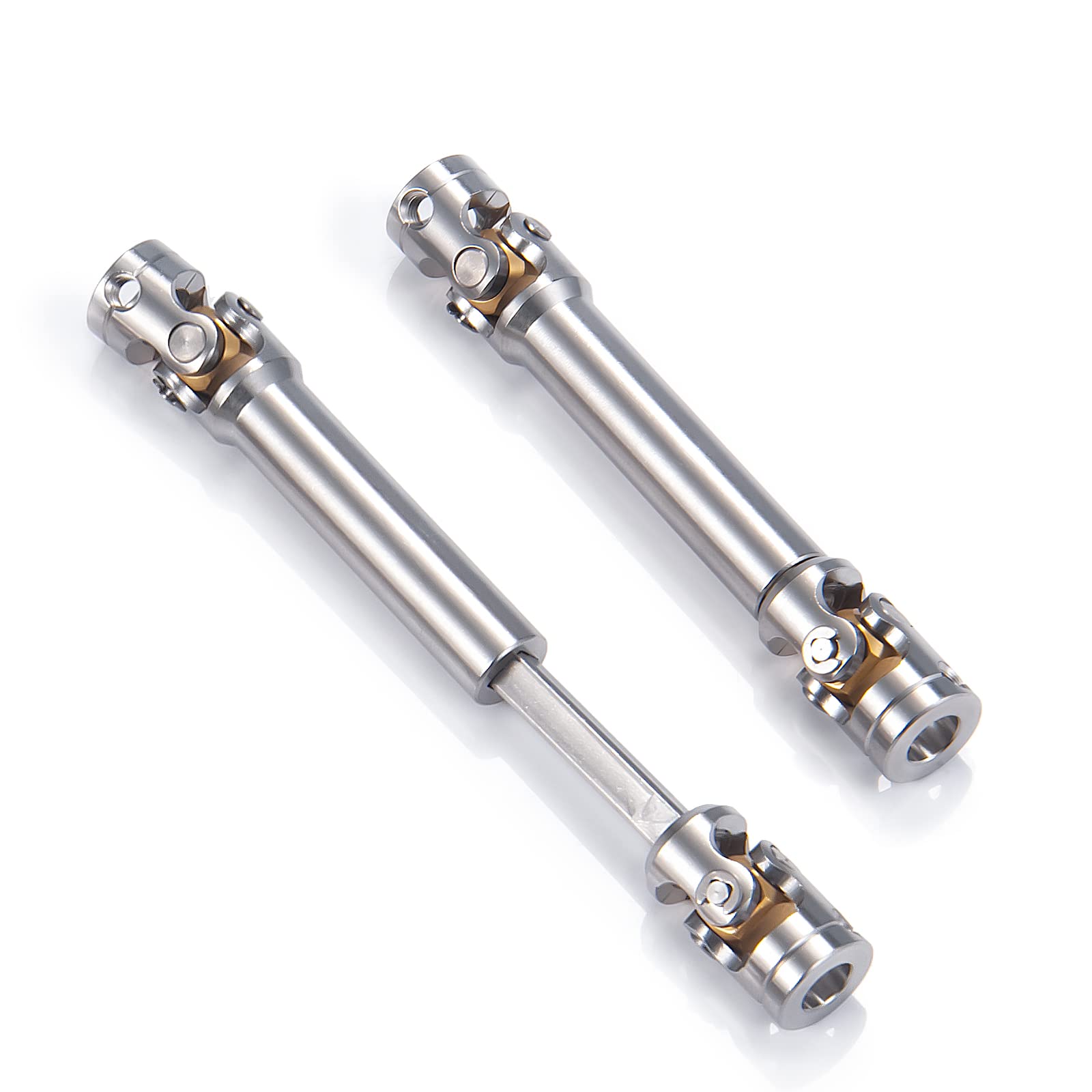 RC-Hub 1Pcs RC Driveshafts Metal Drive Shaft 45-50/47-57/55-67/60-80mm for 1:14 Tamiya Trailer Tractor Truck RC Crawler Car (65-