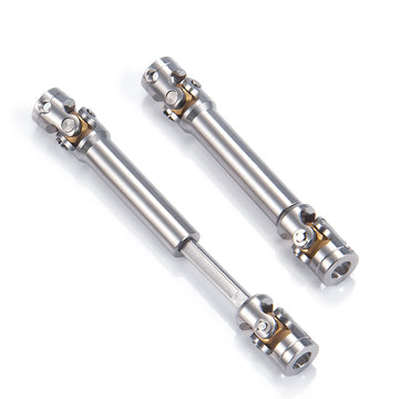 RC-Hub 1Pcs RC Driveshafts Metal Drive Shaft 45-50/47-57/55-67/60-80mm for 1:14 Tamiya Trailer Tractor Truck RC Crawler Car (65-