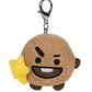 GUND Line Friends BT21 3 Inch Bumble Buddy Plush Clip | Shooky