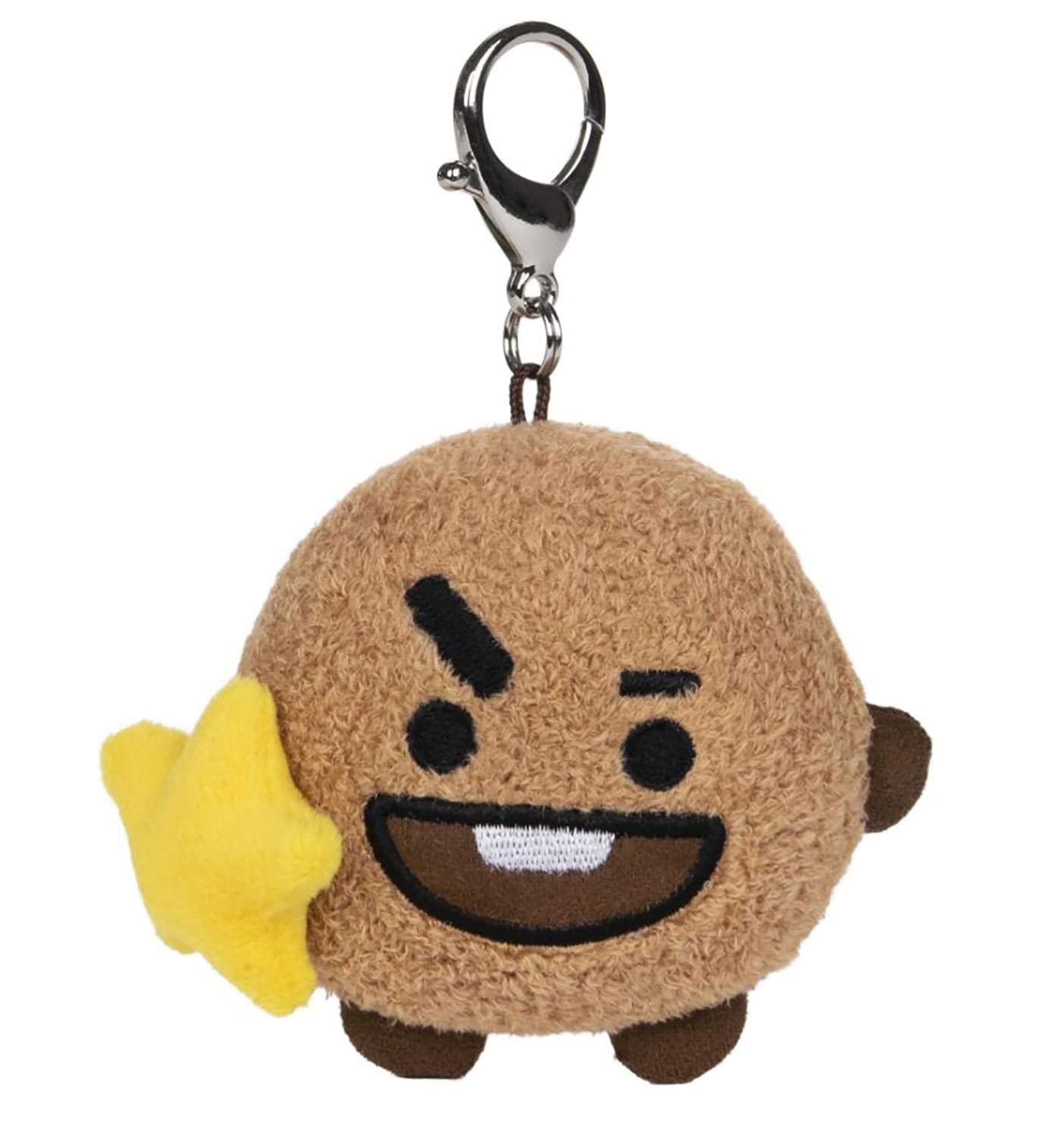 GUND Line Friends BT21 3 Inch Bumble Buddy Plush Clip | Shooky