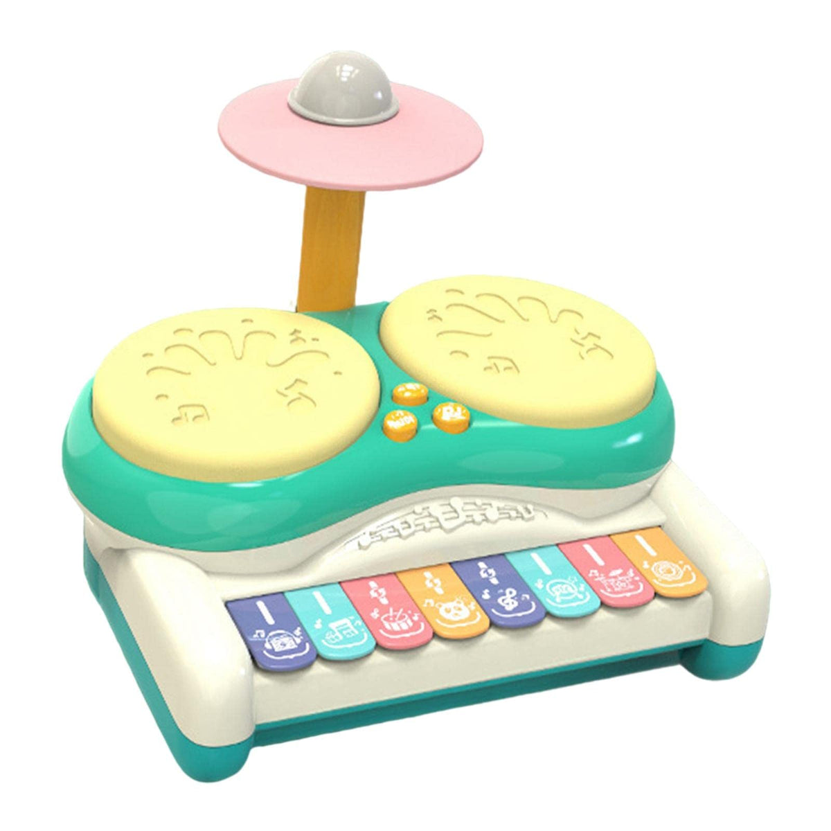 Bnf Abs Kids Drum Toy Early Education Musical Toy Training Educational For Child Greenbaby | Toys For Baby | Developmental Baby 