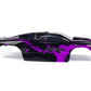 SummitLink Custom Body Muddy Purple Over Black Style Compatible for e-Revo Mini 1/16 Scale RC Car or Truck (Truck not included)