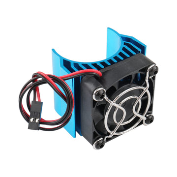 Rchobbytop Aluminum RC Heat Sink with 5V Cooling Fan 3650 3660 540 550 Size Motor Heatsink and Motor Seat Combo for for Wltoys A