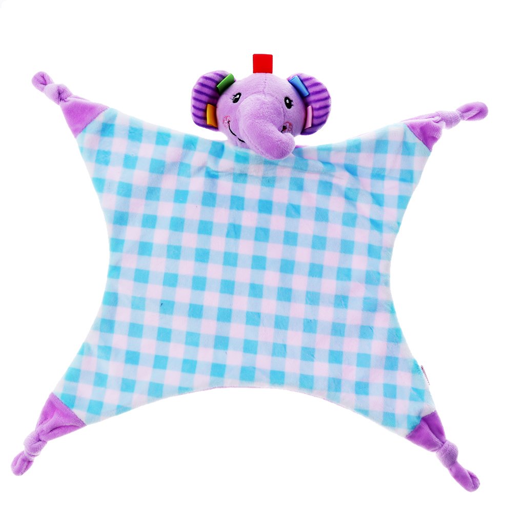 Merishopp Cute Animal Plush Cloths Kids Bedtime Blanket Toys Elephant