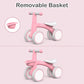 Umatoll Baby Balance Bike for 1 Year Old Boys Girls, 12-24 Months Toddler Balance Bike with Removable Basket, Adjustable Seat, 4