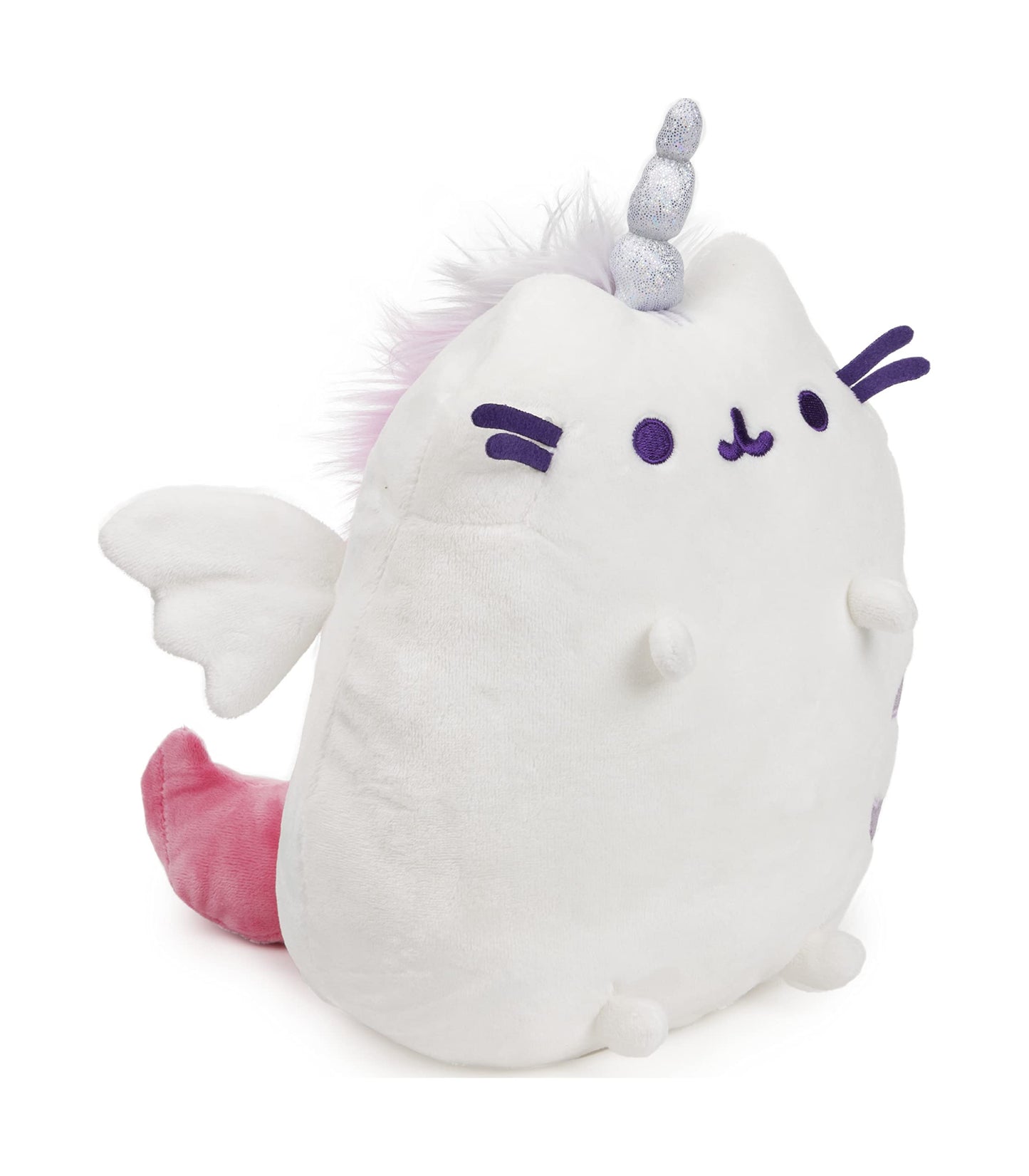 GUND Super Pusheenicorn Plush Stuffed Animal, 9.5" White Cat, High Quality Materials, Model 6054326
