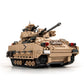 dOvOb Military M2 Bradley Tank Building Set (1350 PCS)  Infantry Fighting Vehicle Army Construction Model Toy for mature-themed or Kid Gift