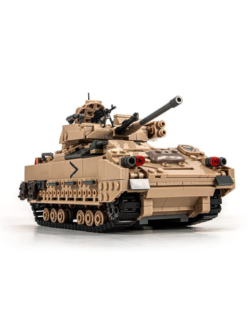 dOvOb Military M2 Bradley Tank Building Set (1350 PCS)  Infantry Fighting Vehicle Army Construction Model Toy for mature-themed or Kid Gift