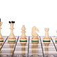 Beautiful Handcrafted Wooden Chess Set with Wooden Board and Handcrafted Chess Pieces - Gift idea Products (16 (40 cm) Black),