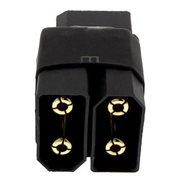 Backbayrc - Stealth Series: All Black No Wire Xt90 Serial Lipo Battery Adapter