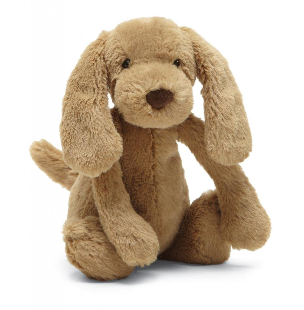 Jellycat Bashful Toffee Puppy Stuffed Animal, Small, 7 inches