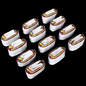 Ouermama 24 Pcs Mouth Coils Vomit Paper Multicolor Stage Magic Tricks Accessories Gimmick Funny Illusion Magic Props