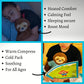 Keeping Kalm Salomon Sloth Stuffed Animal, 10" Brown Plush, Machine Washable, Weighted with Removable Heating Pad