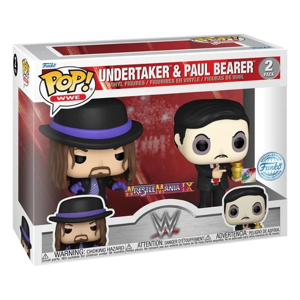 Funko PoP! Undertaker & Paul Bearer Vinyl Figure - Multicolor Collectible - Model 68960